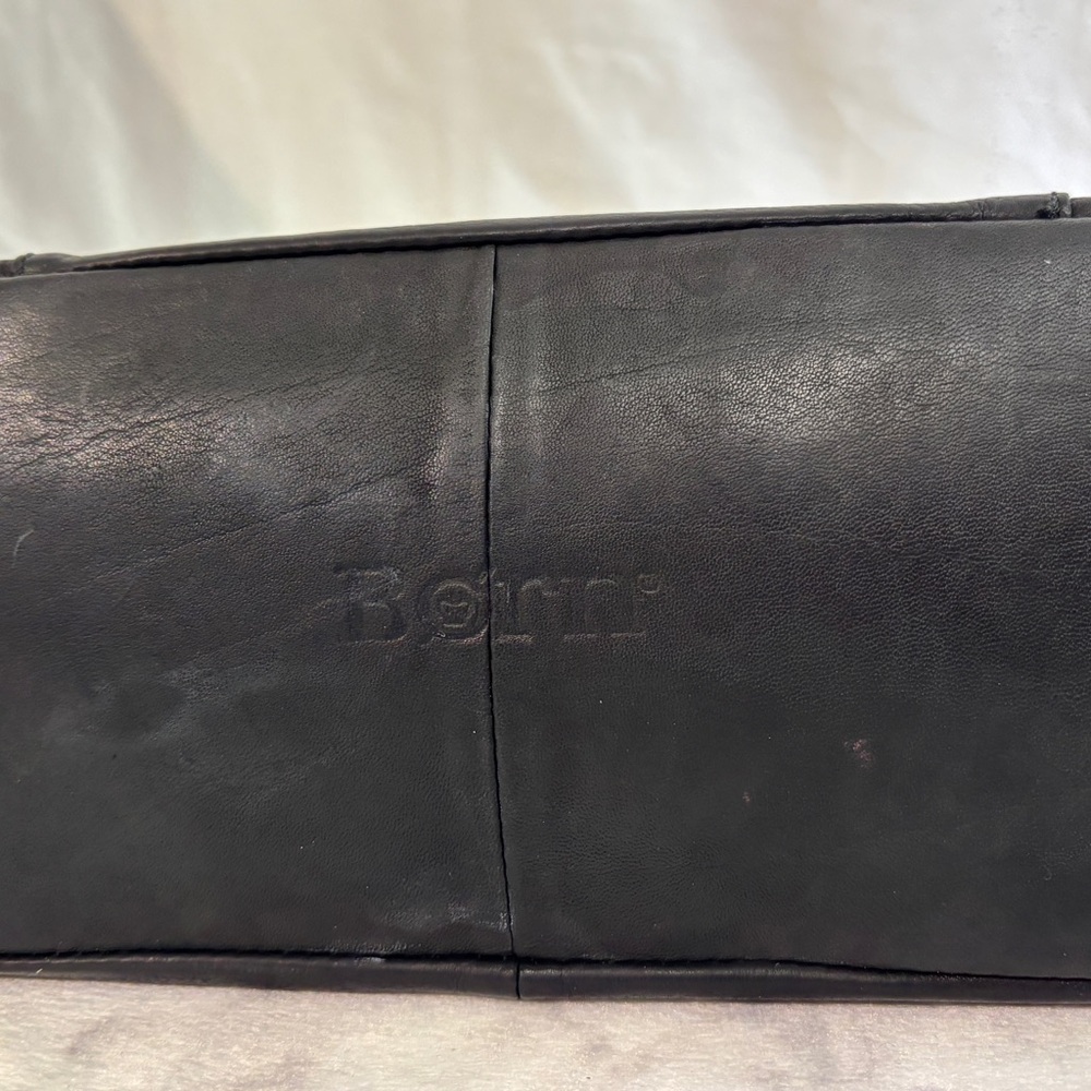 Born Black Crossbody Bag with Pebbled Leather Finish - Picture 10 of 11